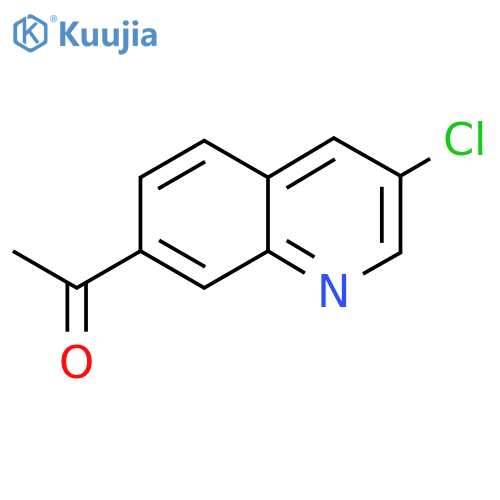 1-(3-chloro-7-quinolyl)ethanone structure