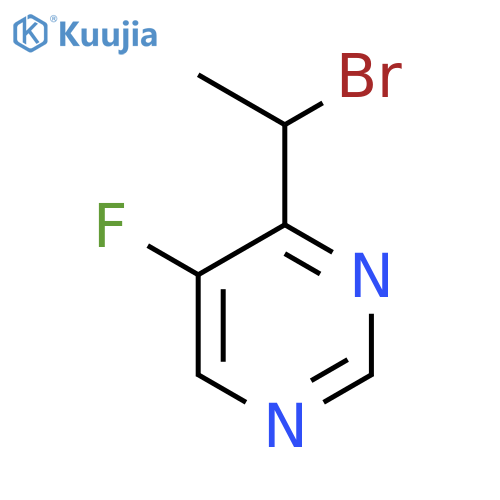 4-(1-Bromoethyl)-5-fluoropyrimidine structure
