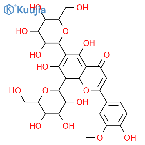 8-C-β-D-Galactopyranosyl-6-C-β-D-glucopyranosyl-3',4',5,7-tetrahydroxyflavone; 3'-Me ether structure