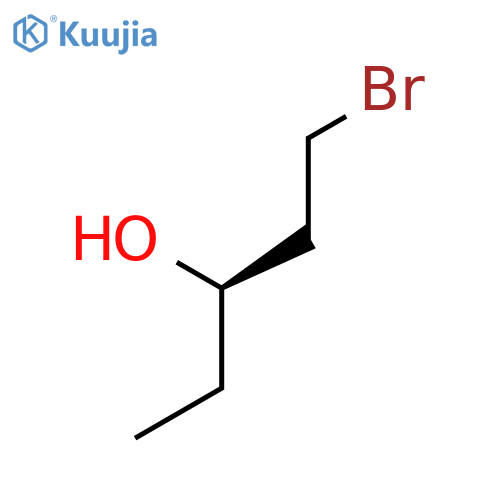 3-Pentanol, 1-bromo-, (R)- structure
