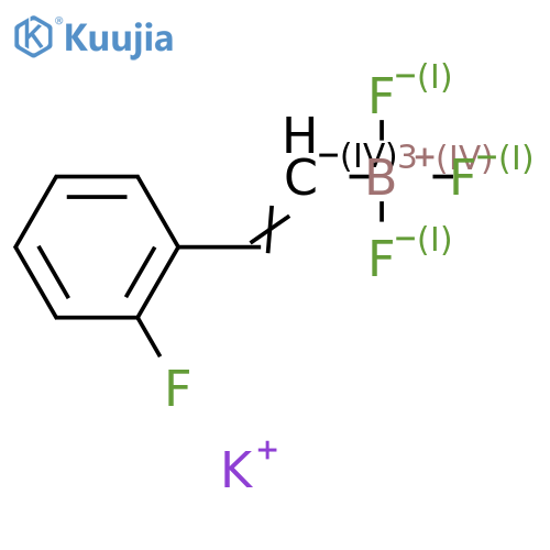 Borate(1-), trifluoro[(1E)-2-(2-fluorophenyl)ethenyl]-, potassium (1:1), (T-4)- structure