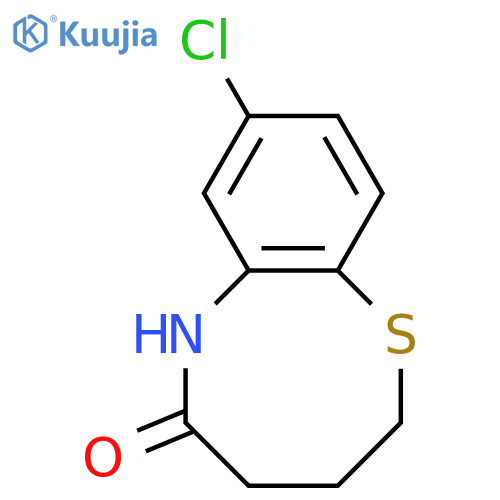 2H-1,6-Benzothiazocin-5(6H)-one,8-chloro-3,4-dihydro- structure