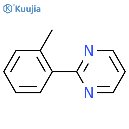 Pyrimidine, 2-(2-methylphenyl)- structure