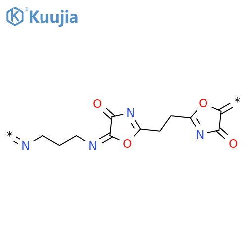 Poly[(4,5-dihydro-4-oxo-2-oxazolyl-5-ylidene)-1,2-ethanediyl(4,5-dihydro-4-oxo-2-oxazolyl-5-ylidene)nitrilo-1,3-propanediylnitrilo] structure