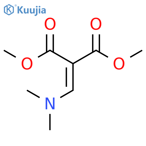 Propanedioic acid,2-[(dimethylamino)methylene]-, 1,3-dimethyl ester structure