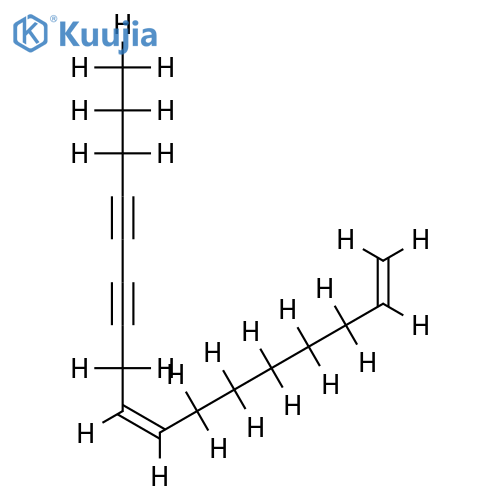 cis-Heptadecadien-(1.8)-diin-(11.13) structure