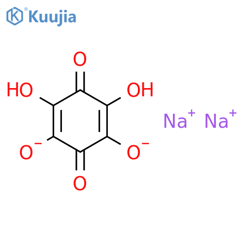 Tetrahydroxy-1,4-benzoquinone disodium salt structure