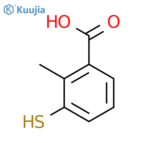 3-Mercapto-2-methylbenzoic acid structure