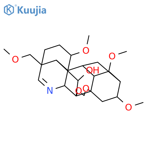 4-Methylaconit-19(N)-ene-1,6,7,8,14,16,18-heptol; (1α,5β,6β,14α,16β)-form, 7,8-Methylene ether, O1,O14,O16,O18-tetra-Me structure