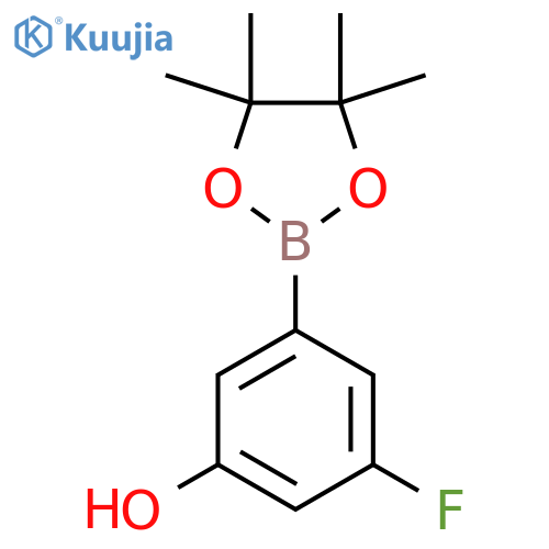 5-Fluoro-3-hydroxyphenylboronic acid pinacol ester structure