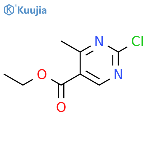 Ethyl 2-chloro-4-methylpyrimidine-5-carboxylate structure