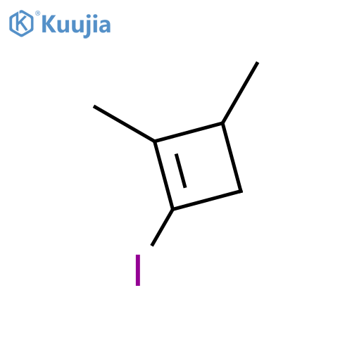 Cyclobutene, 1-iodo-2,3-dimethyl- structure