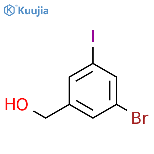 (3-Bromo-5-iodophenyl)methanol structure