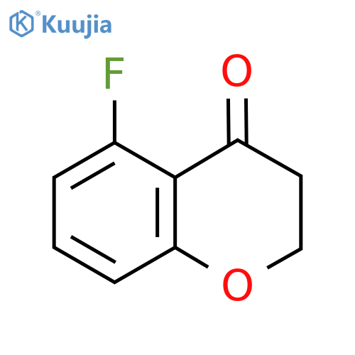5-fluoro-3,4-dihydro-2H-1-benzopyran-4-one structure