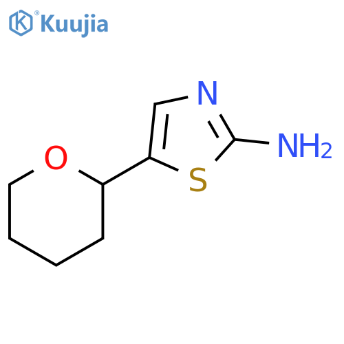 5-(oxan-2-yl)-1,3-thiazol-2-amine structure