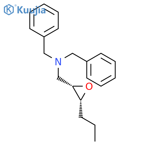 Oxiranemethanamine, N,N-bis(phenylmethyl)-3-propyl-, (2S-cis)- structure