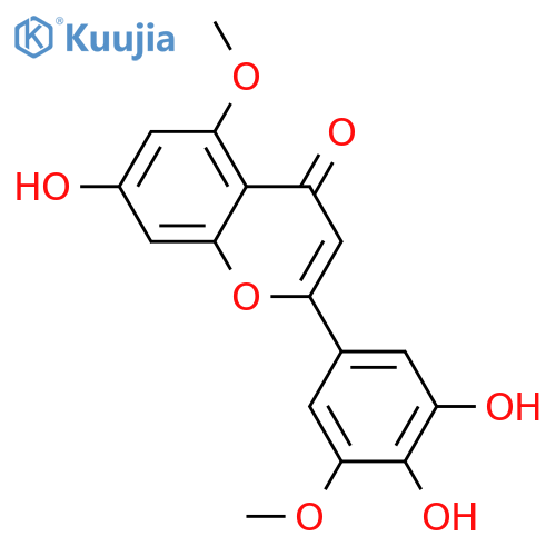 3',4',5,5',7-Pentahydroxyflavone; 3',5-Di-Me ether structure