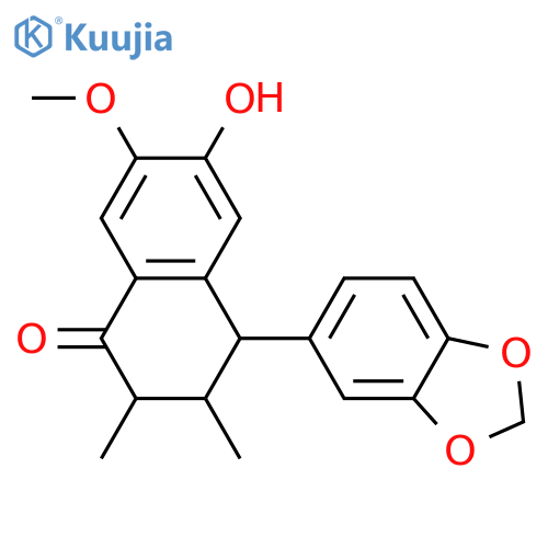 2,7'-Cyclo-8,8'-lignan-3',4,4',5,7-pentol; (7'ξ,8ξ,8'ξ)-form, 7-Ketone, 3',4'-methylene, 5-Me ether structure