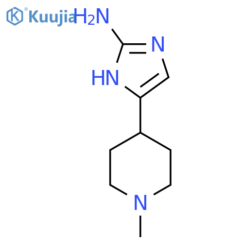 5-(1-methylpiperidin-4-yl)-1H-imidazol-2-amine structure