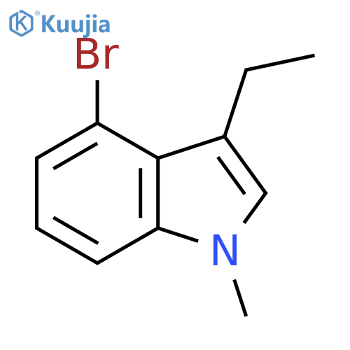 4-Bromo-3-ethyl-1-methyl-1H-indole structure