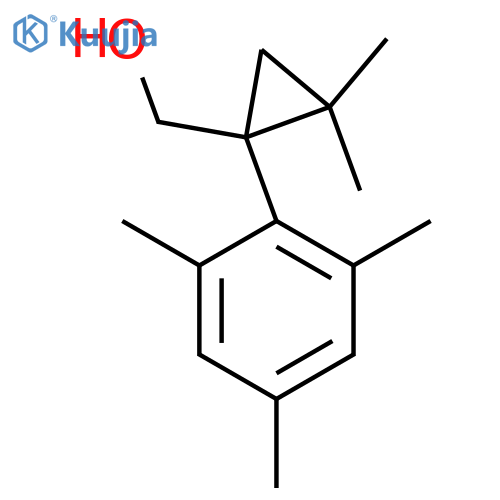2,2-dimethyl-1-(2,4,6-trimethylphenyl)cyclopropylmethanol structure