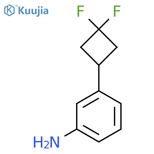 3-(3,3-Difluorocyclobutyl)benzenamine structure