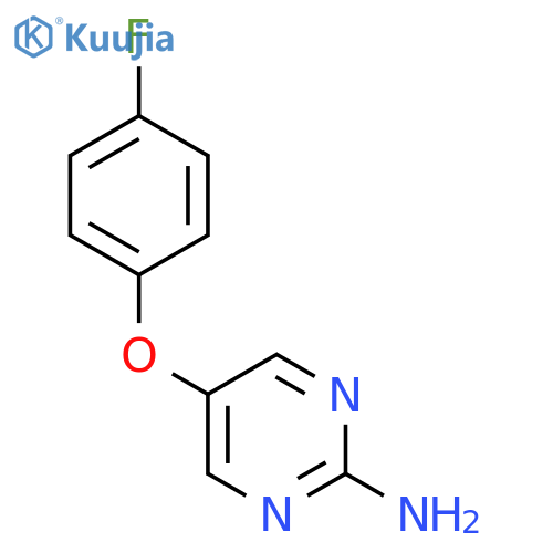 5-(4-Fluorophenoxy)pyrimidin-2-amine structure