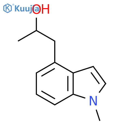 1-(1-methyl-1H-indol-4-yl)propan-2-ol structure