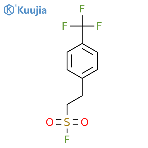 2-[4-(Trifluoromethyl)phenyl]ethane-1-sulfonyl fluoride structure