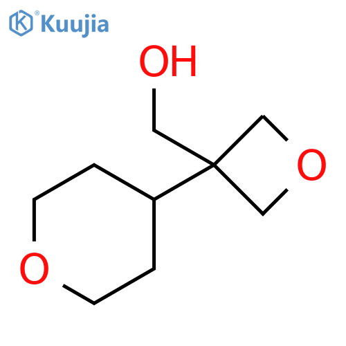 [3-(oxan-4-yl)oxetan-3-yl]methanol structure