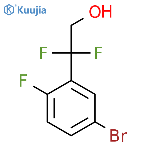 2-(5-bromo-2-fluorophenyl)-2,2-difluoroethan-1-ol structure