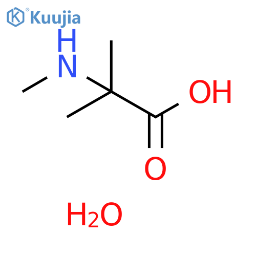 Alanine, N,2-dimethyl-, hydrate (1:1) structure