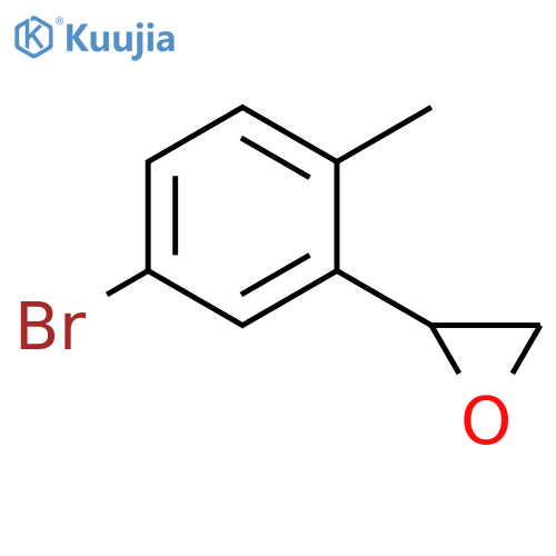 2-(5-Bromo-2-methylphenyl)oxirane structure