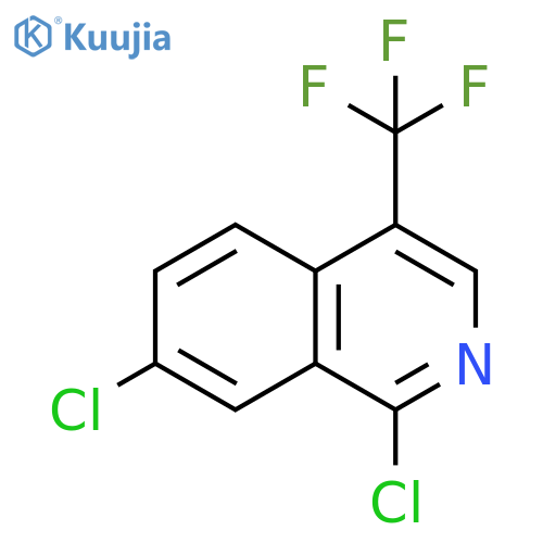 1,7-dichloro-4-(trifluoromethyl)isoquinoline structure