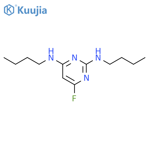 2,4-Pyrimidinediamine, N,N'-dibutyl-6-fluoro- structure