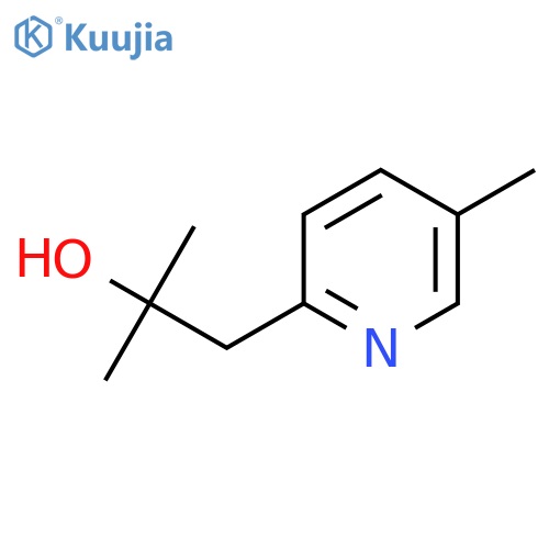 2-methyl-1-(5-methylpyridin-2-yl)propan-2-ol structure