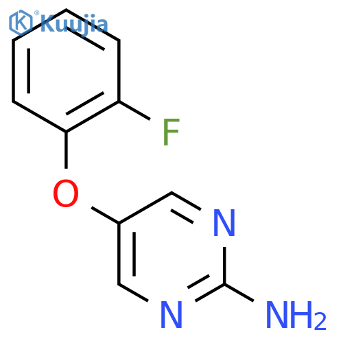 5-(2-Fluorophenoxy)pyrimidin-2-amine structure