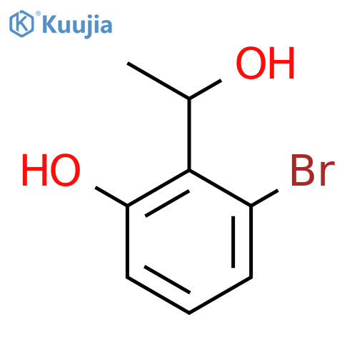 3-Bromo-2-(1-hydroxyethyl)phenol structure