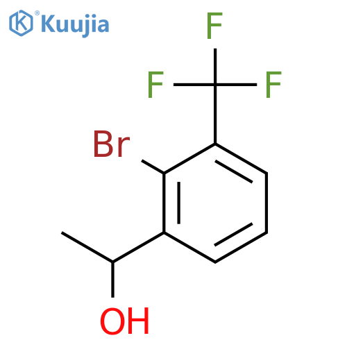 1-(2-Bromo-3-(trifluoromethyl)phenyl)ethanol structure