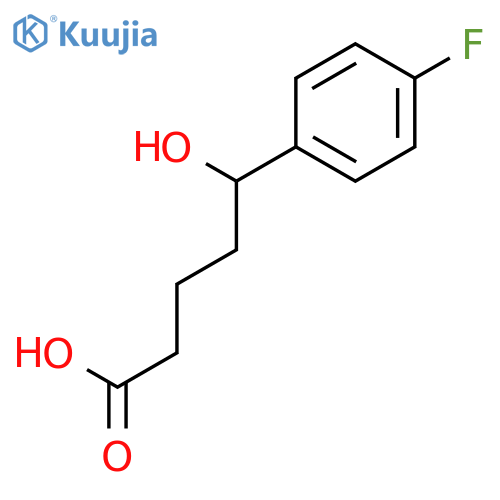 (5s)-5-(4-fluorophenyl)-5-hydroxypentanoic Acid structure