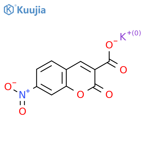 Potassium 7-nitro-2-oxo-2H-chromene-3-carboxylate structure