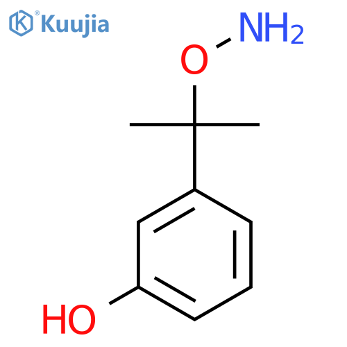 3-2-(aminooxy)propan-2-ylphenol structure