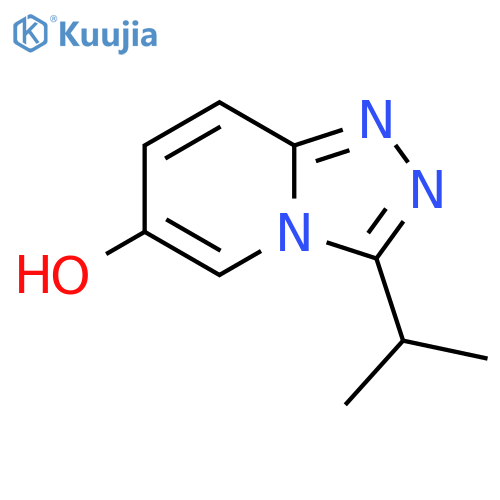3-(propan-2-yl)-1,2,4triazolo4,3-apyridin-6-ol structure
