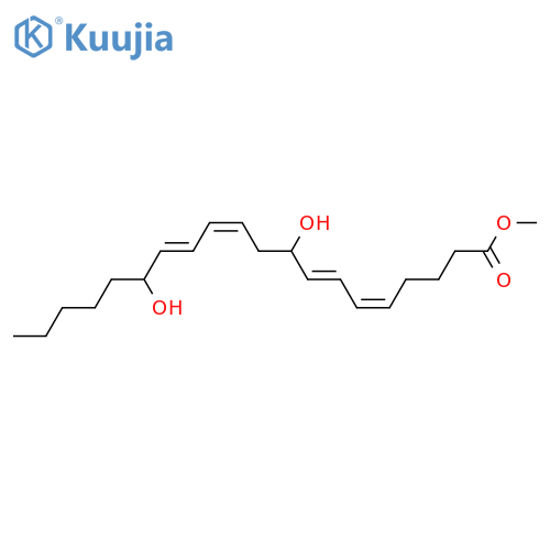 9,15-Dihydroxy-5,7,11,13-eicosatetraenoic acid; (5Z,7E,9S,11Z,13E,15ξ)-form, Me ester structure