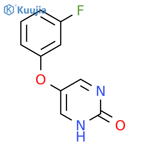 5-(3-fluorophenoxy)pyrimidin-2-ol structure