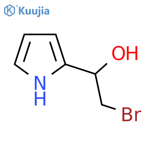 2-bromo-1-(1H-pyrrol-2-yl)ethan-1-ol structure