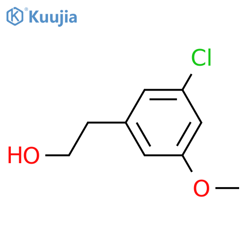 2-(3-chloro-5-methoxyphenyl)ethan-1-ol structure