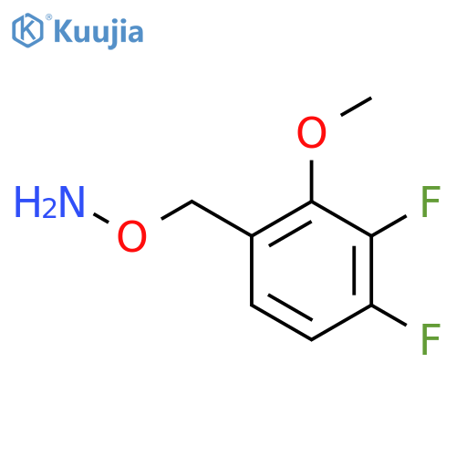 O-(3,4-difluoro-2-methoxyphenyl)methylhydroxylamine structure