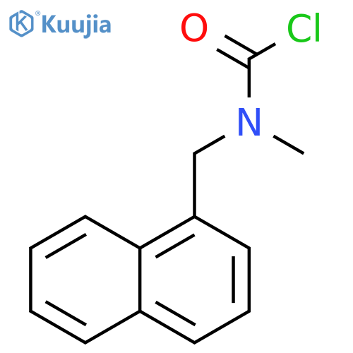 N-methyl-N-(naphthalen-1-yl)methylcarbamoyl chloride structure