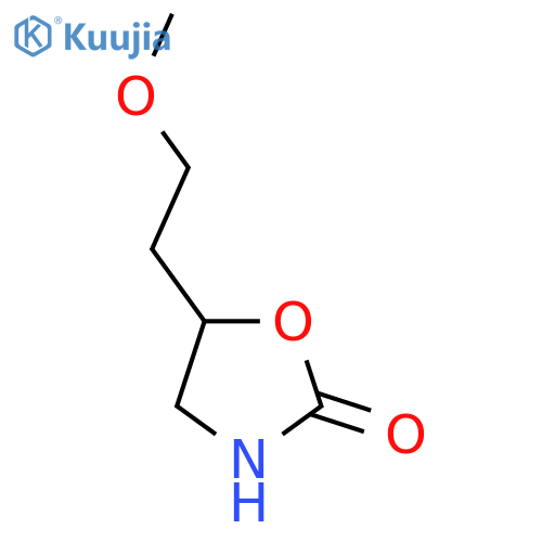 5-(2-Methoxyethyl)-1,3-oxazolidin-2-one structure